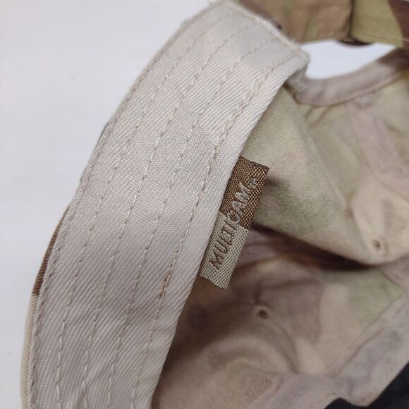 Unbranded Slideback Hat Camouflage OS Adjustable Vented Holes Blank Multicam - Picture 8 of 8